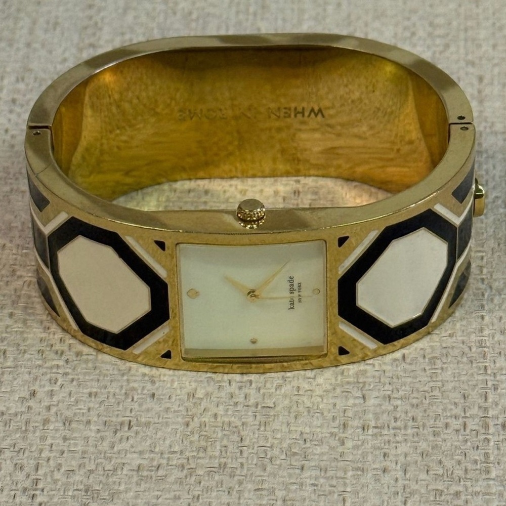 Kate Spade Gold and Black Bracelet